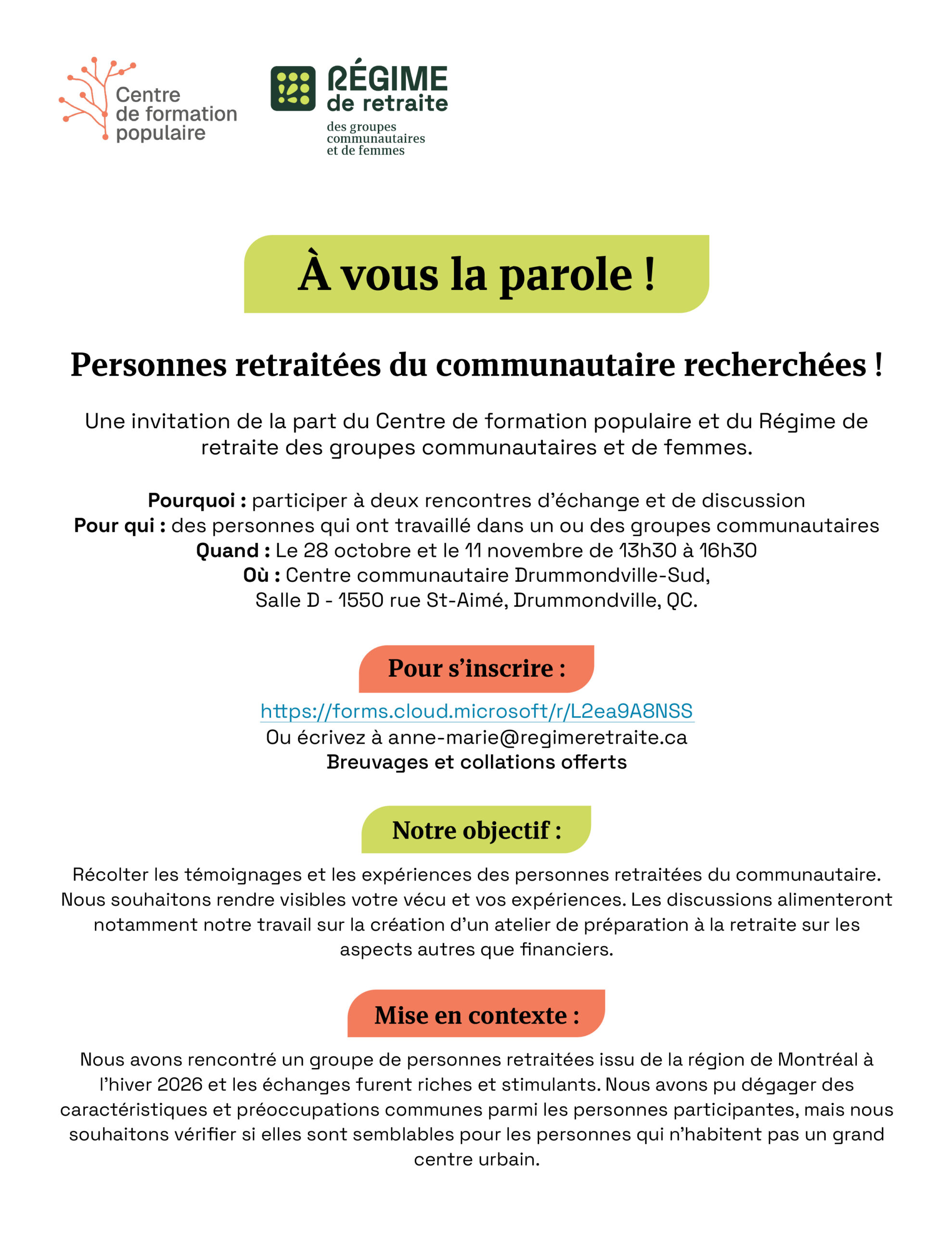 Affiche-CFP-RRFS - À vous la parole